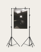 No. 00005 – Private Reserve Garage – poster print mockup on a neutral wall.