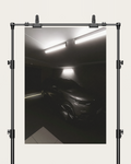 No. 00005 – Private Reserve Garage – poster print mockup on a neutral wall.