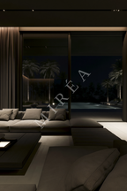 No. 00002 – Midnight Palm Residence – digital artwork preview in vertical 2:3 format.