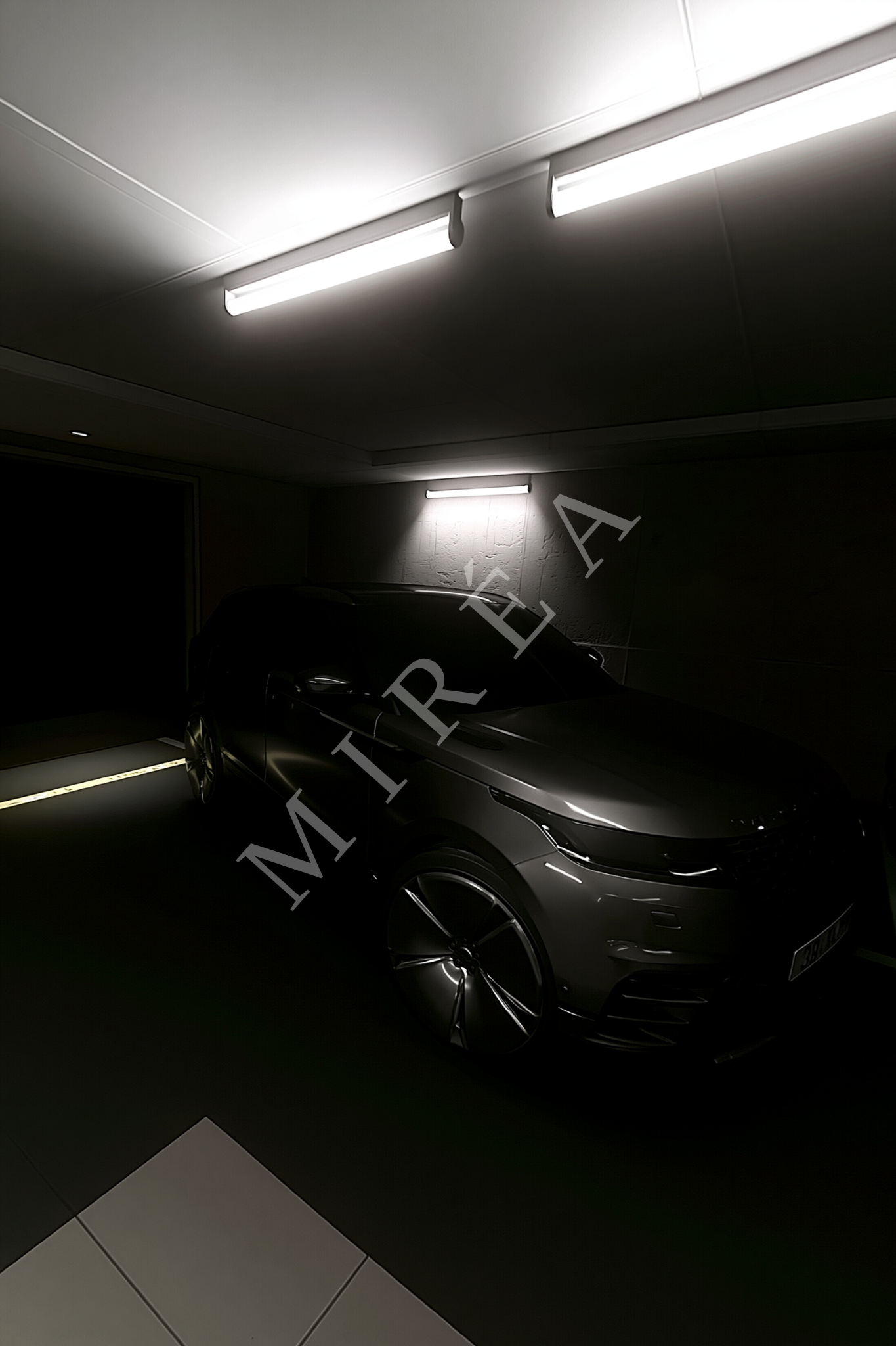 No. 00005 – Private Reserve Garage – digital artwork preview in vertical 2:3 format.