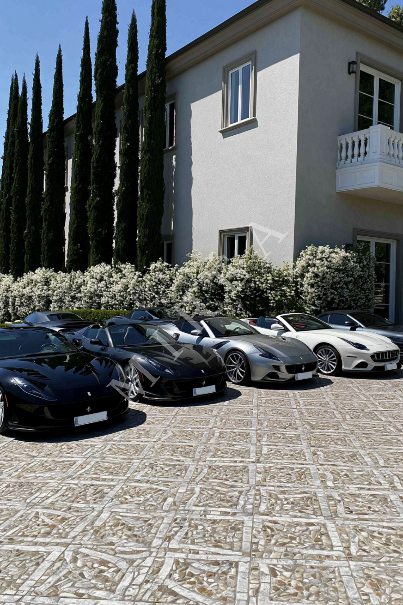 No. 00009 – The Estate Lineup – digital artwork preview in vertical 2:3 format.