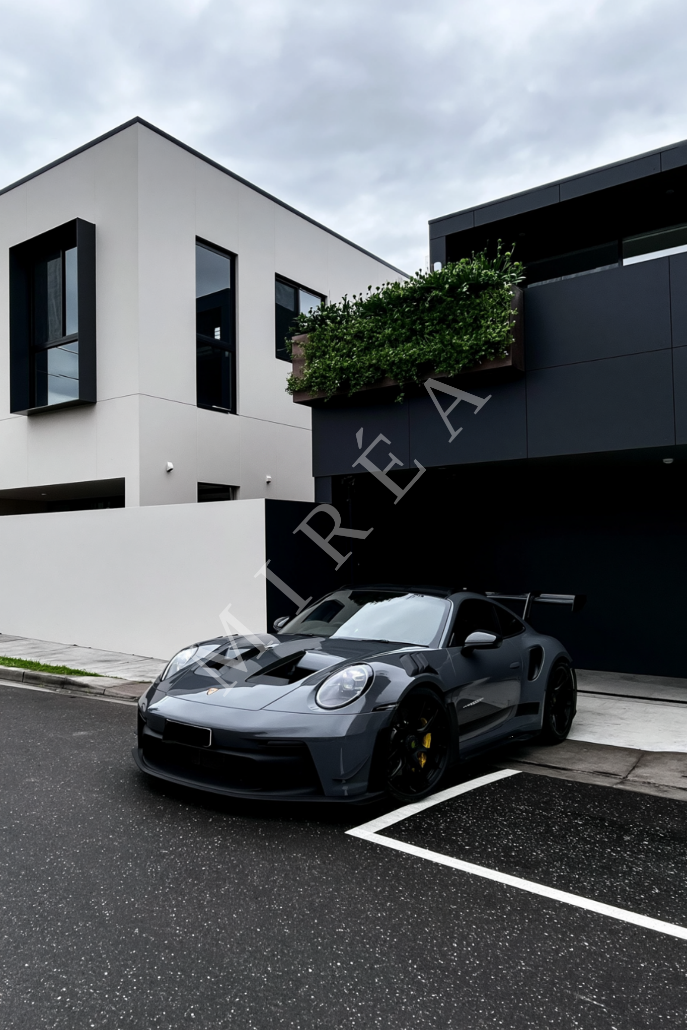 No. 00010 – The Grey Street Coupe – digital artwork preview in vertical 2:3 format.