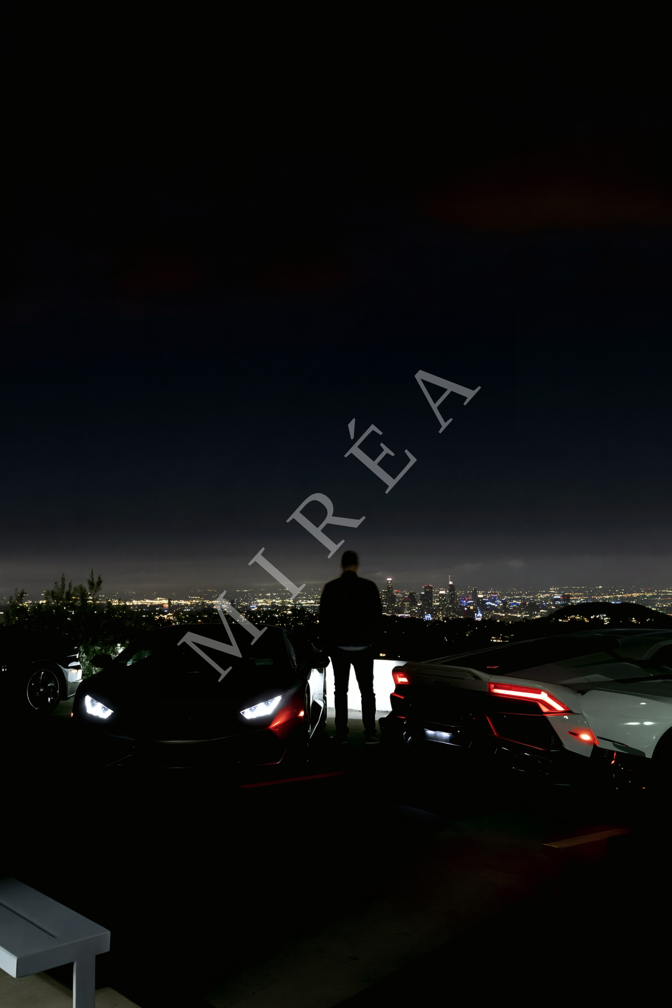 No. 00013 – The Skyline Vigil – digital artwork preview in vertical 2:3 format.