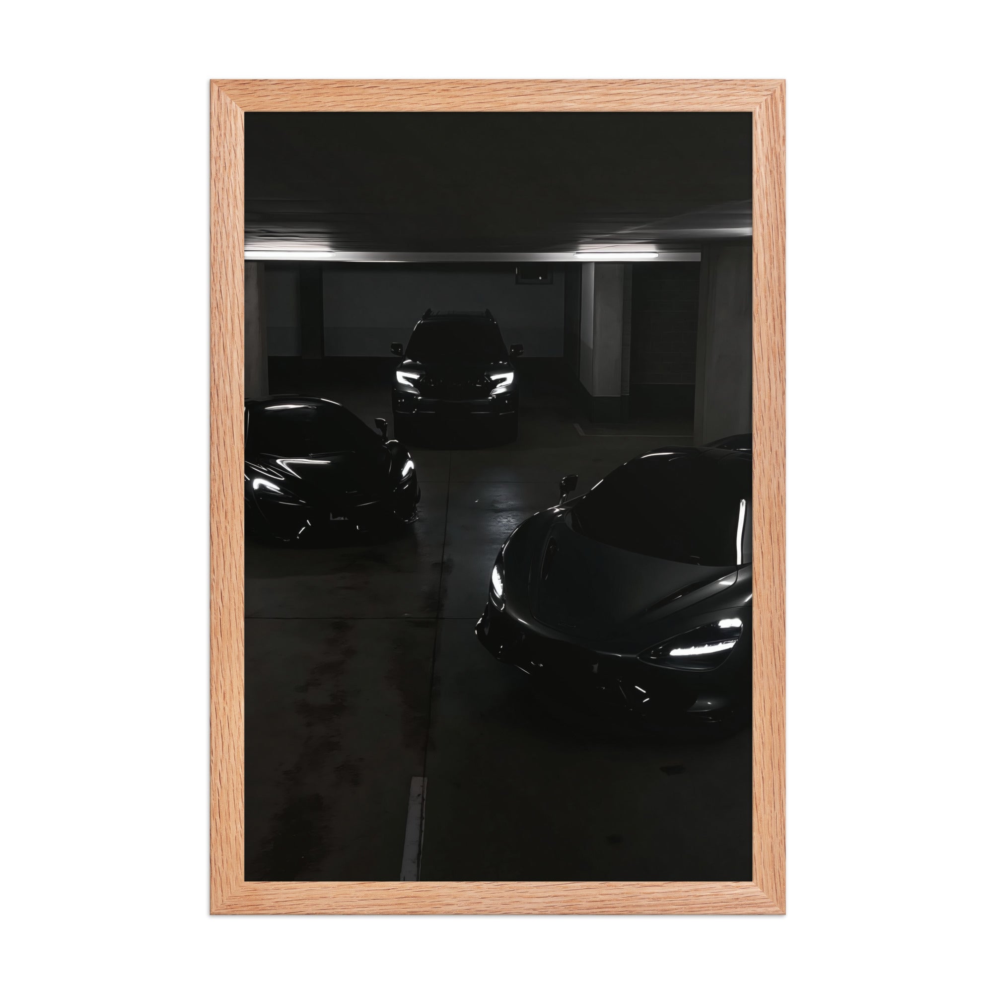No. 00003 – The Collector's Hour – framed print mockup in a calm modern interior.