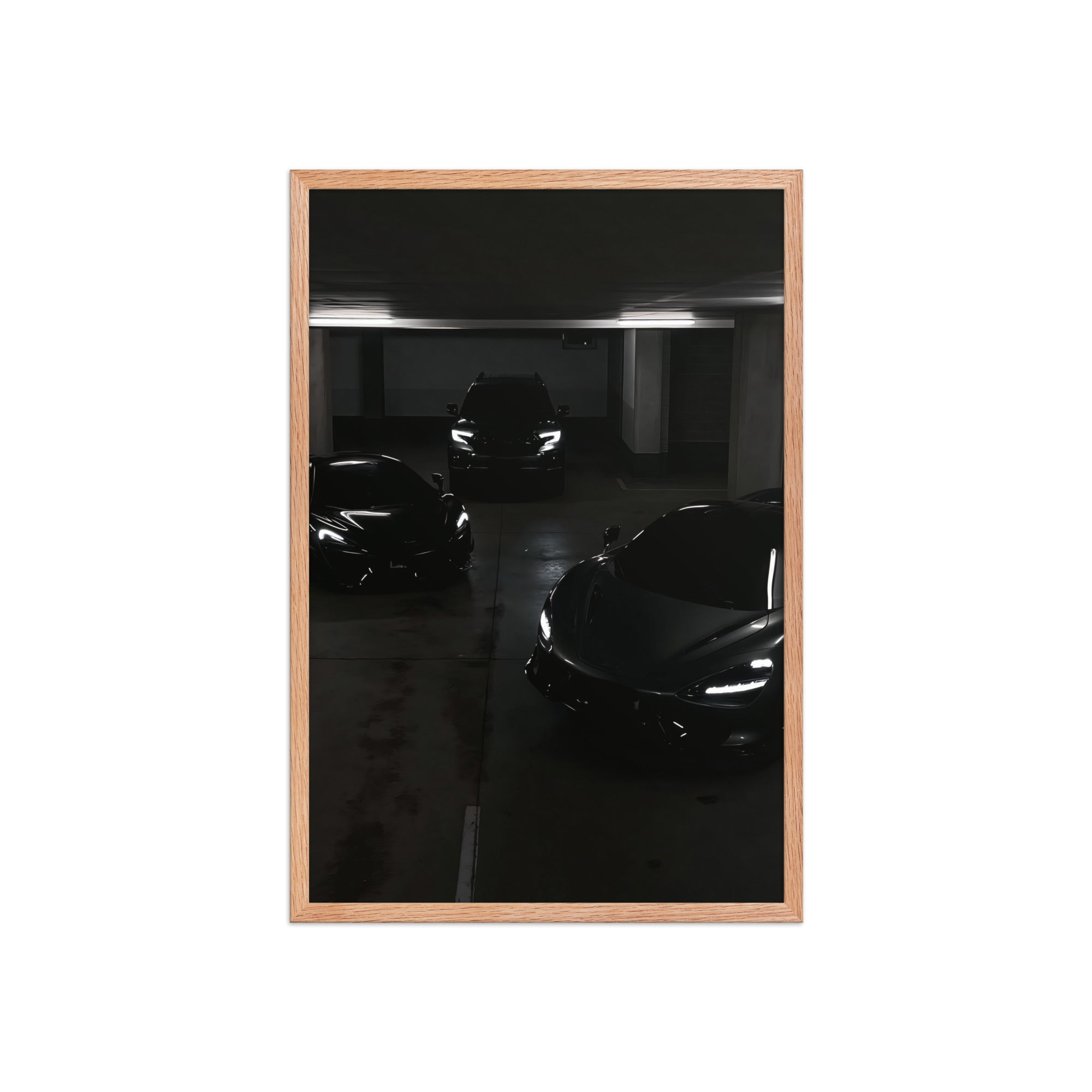 No. 00003 – The Collector's Hour – framed print mockup in a calm modern interior.