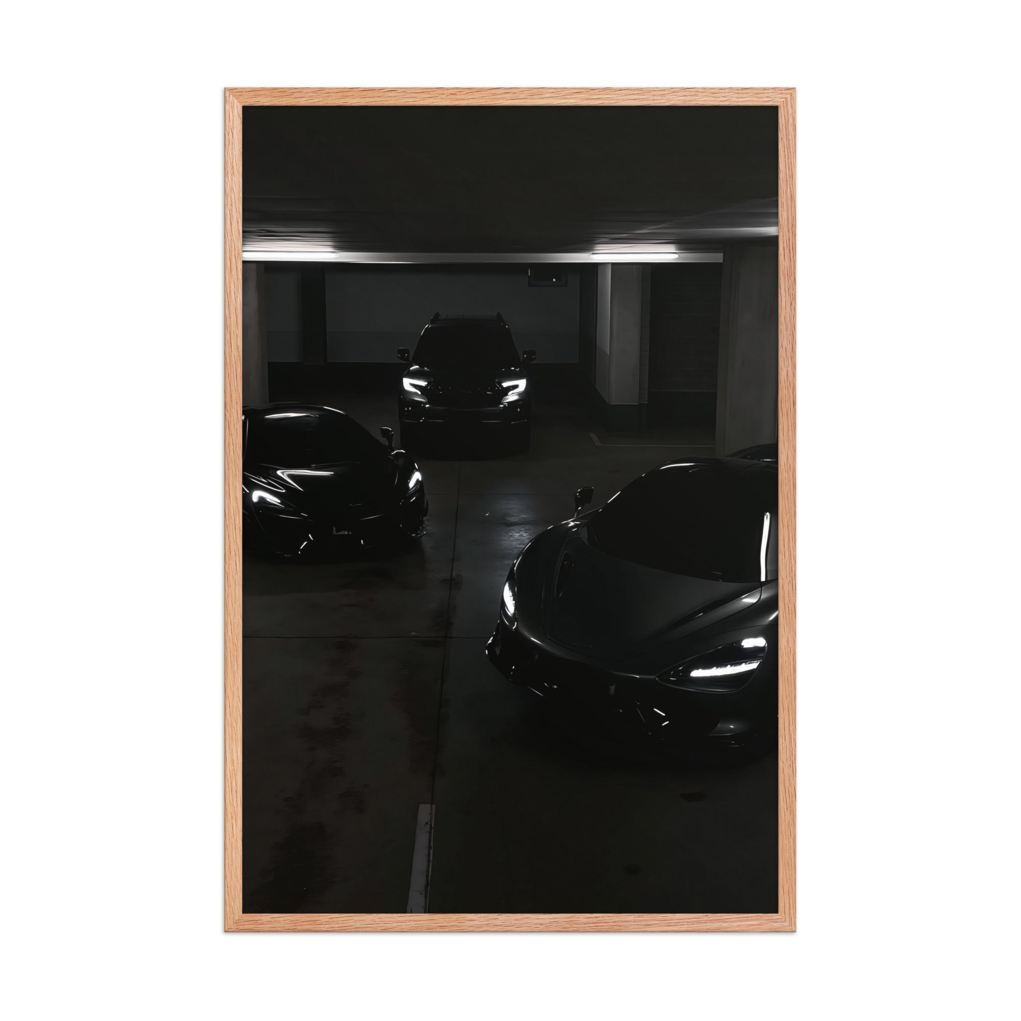 No. 00003 – The Collector's Hour – framed print mockup in a calm modern interior.
